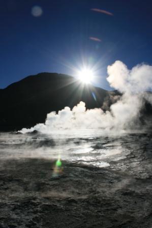 Erruptionen im Morgenlicht